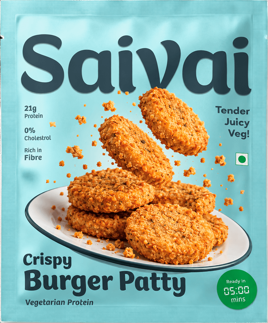 Saivai Crispy Burger Patty pack