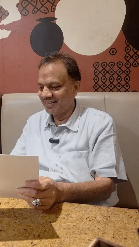 Rajesh Kumar testimonial